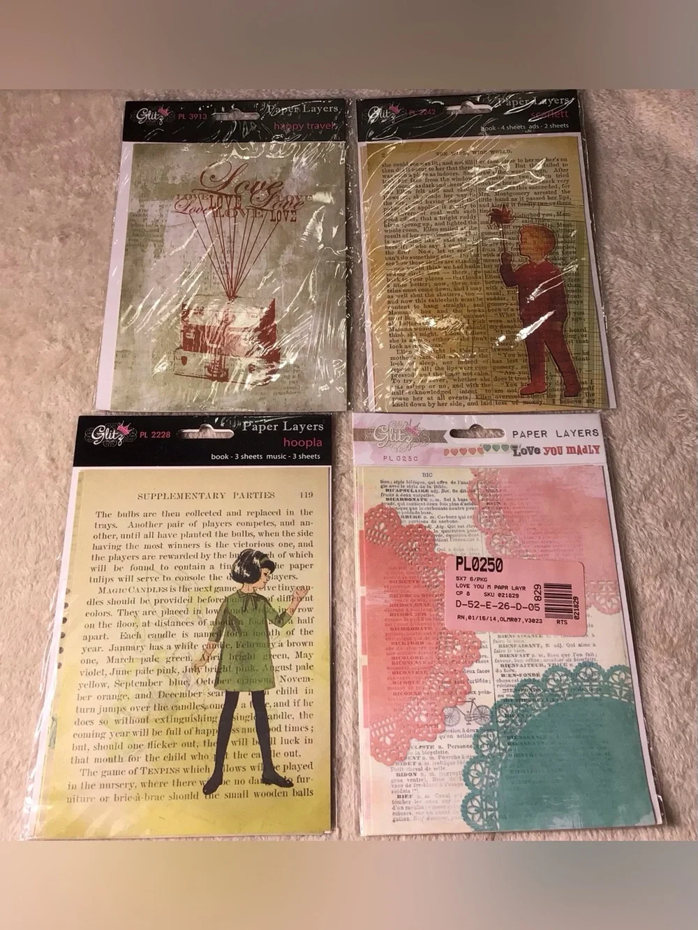 Vintage-Inspired Paper Layers Packs